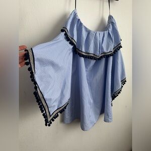 Forever 21 Blue and White Striped Dress